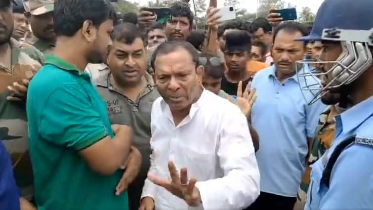 West Bengal Minister Akhil Giri Threatens Abuses Woman Forest Officer Purba Medinipur Caught On Camera BJP TMC Kunal ghosh Caught On Cam: Bengal Minister Abuses Woman Forest Officer, BJP Slams Him For ‘Outraging Modesty Of Women’