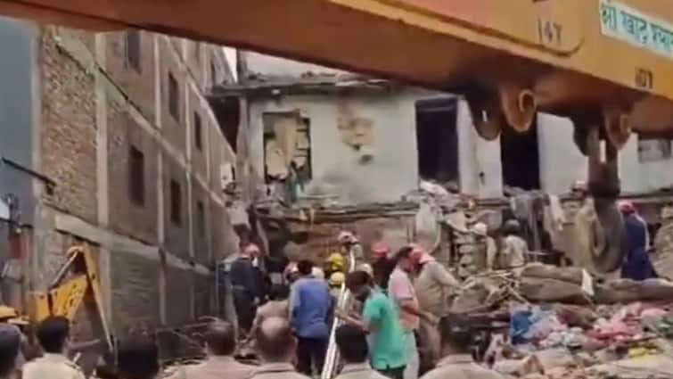 Delhi News Building Collapses in Jahangirpuri Woman Among 4 Rescued northwest Delhi building collapse news Building Collapses in Delhi