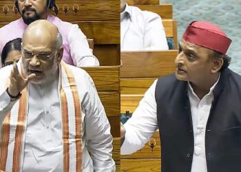 Amit Shah Lashes Akhilesh Yadav Lok Sabha Waqf Amendment Bill Clash