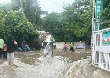 Monsoon 2024 Noida Gurugram waterlogging heavy rainfall India Meteorological Department IMD Waterlogging Woes In Noida, Gurugram As Heavy Rain Lashes Delhi NCR, IMD Issues Yellow Alert