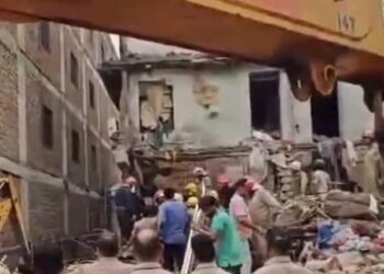 Delhi News Building Collapses in Jahangirpuri Woman Among 4 Rescued northwest Delhi building collapse news Building Collapses in Delhi