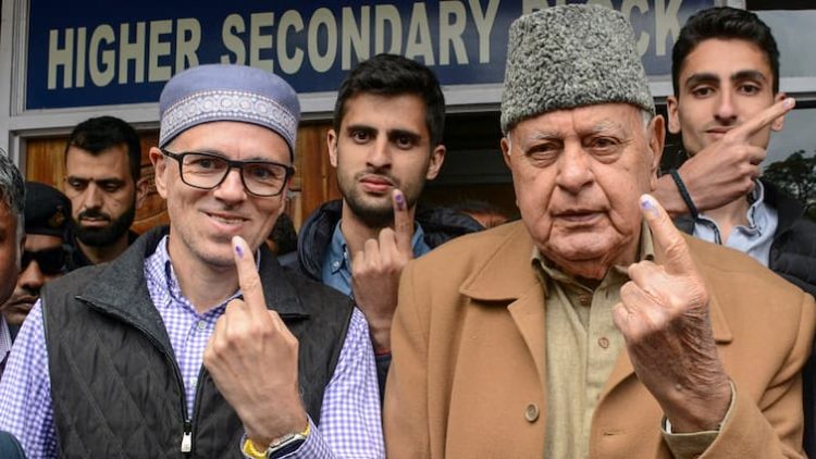 Jammu Kashmir Election schedule 2024 Omar abdullah NC farooq abdullah mehbooba mufti pdp BJP tarun chugh j-k police transfers reactions J&K Election: