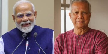 PM Modi Congratulates Muhammad Yunus Oath Head Bangladesh Interim Govt protection of hindus minorities PM Modi Congratulates Yunus As He Takes Oath As Head Of Bangladesh