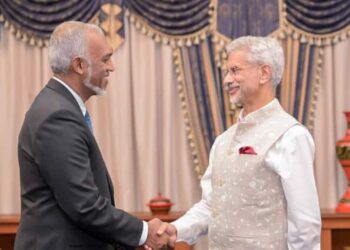 Maldivian President Mohamed Muizzu meets EAM S Jaishankar hails India thanks PM Narendra Modi Droupadi Murmu Maldives President Hails India As