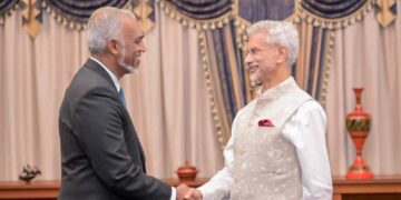 Maldivian President Mohamed Muizzu meets EAM S Jaishankar hails India thanks PM Narendra Modi Droupadi Murmu Maldives President Hails India As