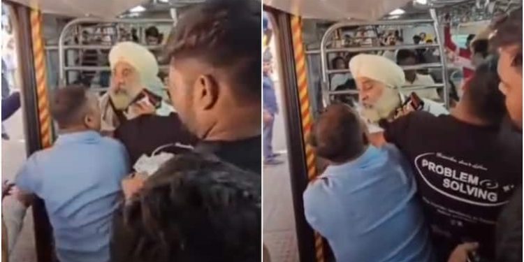 Mumbai news Mumbai Local Train Passenger Assaults Ticket Inspector TTE Over Fine Indian Railways Caught On Camera Viral Video Mumbai Local Train Passenger Assaults Ticket Inspector When Asked To Pay Fine — Caught On Camera