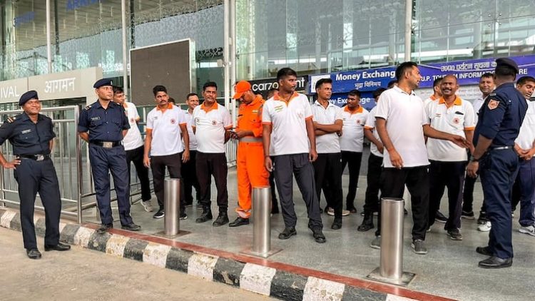 Lucknow Airport news fluorine leak Chaudhary Charan Singh International Airport radioactive alarm NDRF Mangesh Kumar Lucknow: Fluorine Leak At Airport Activates Alarm Over Radioactive Material, NDRF Inspects Shipment