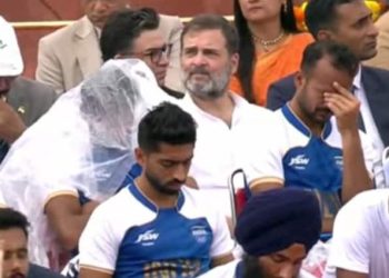 Independence Day 2024 Rahul Gandhi Last Row Seat Centre Response Why Did Rahul Gandhi Sit In Last Row At Red Fort? Centre Responds As I-Day Event Triggers Social Media Chatter