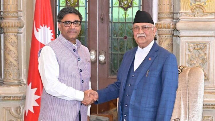 Foreign Secretary Misri Calls On Nepal’s New PM Oli As Border Issue Lingers Foreign Secretary Misri Calls On Nepal’s New PM Oli As Border Issue Lingers