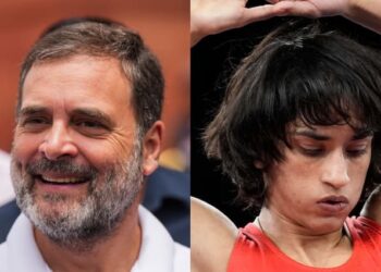 Rahul Gandhi Hails Wrestler Vinesh Phogat Entry Into Olympic Finals Congress Slams Modi BJP PM Modi