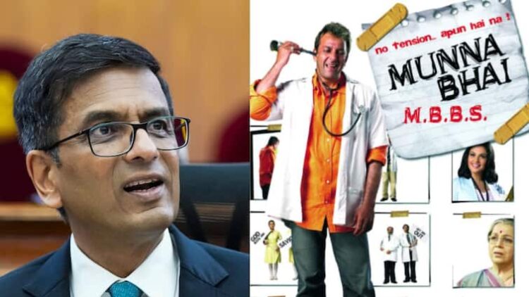 CJI Chandrachud Recalls Munna Bhai MBBS Jaadoo Ki Jhappi While Speaking To Doctors CJI Chandrachud Recalls Munna Bhai