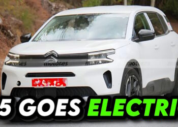 Citroen C5 Aircross EV को टेस्टिंग के दौरान देखा गया: पहली जानकारी