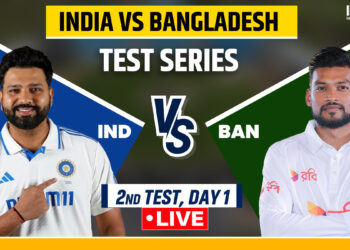 IND vs BAN दूसरा टेस्ट लाइव स्कोर: कानपुर में रात भर हुई बारिश के बाद आउटफील्ड गीली होने के कारण टॉस में देरी हुई