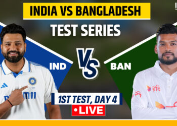 IND vs BAN पहला टेस्ट, चौथा दिन लाइव अपडेट: भारत की बड़ी जीत की उम्मीद, संघर्षरत बांग्लादेश को चाहिए जादू