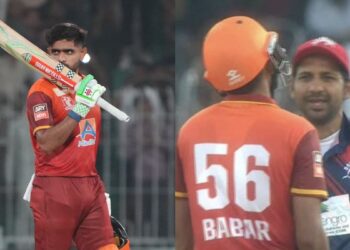 'Logon ko bolo Babar Babar karte rahe': Sarfaraz's hilarious dig goes viral; PAK captain responds with ton