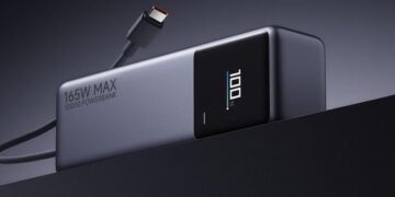 Xiaomi ने स्मार्टफ़ोन और लैपटॉप के लिए बिल्ट-इन USB-C केबल और फ़ास्ट चार्जिंग सपोर्ट के साथ 165W कॉम्पैक्ट पावर बैंक की घोषणा की