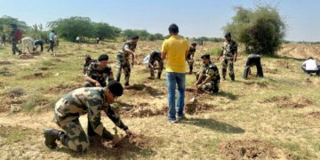 एक घंटे में 5 लाख से अधिक पौधे रोपे गए: प्रादेशिक सेना ने बनाया विश्व रिकॉर्ड