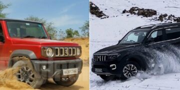 भारत की टॉप 5 सबसे सस्ती 4×4 कारें – मारुति जिम्नी से लेकर महिंद्रा स्कॉर्पियो एन तक