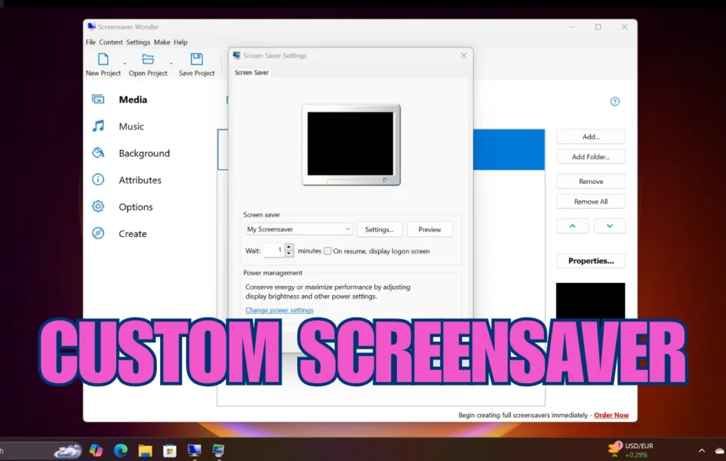 कस्टम विंडोज 11 स्क्रीनसेवर कैसे बनाएं