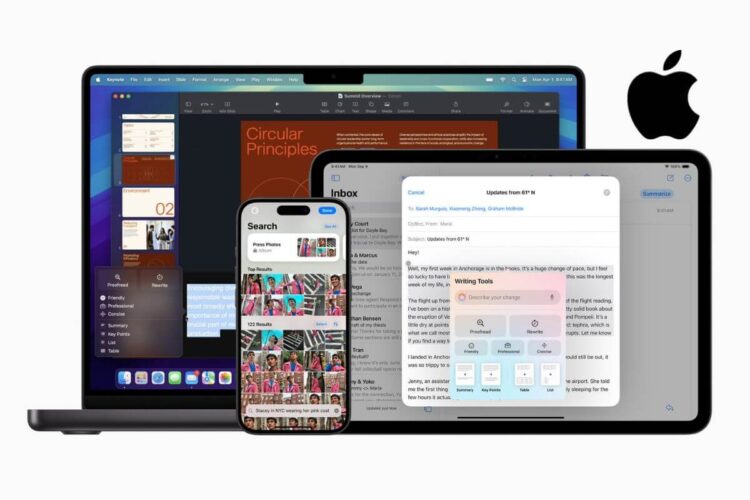 Apple ने iPhone, iPad और Mac उपयोगकर्ताओं के लिए इंटेलिजेंस सुविधाओं का पहला सेट लॉन्च किया