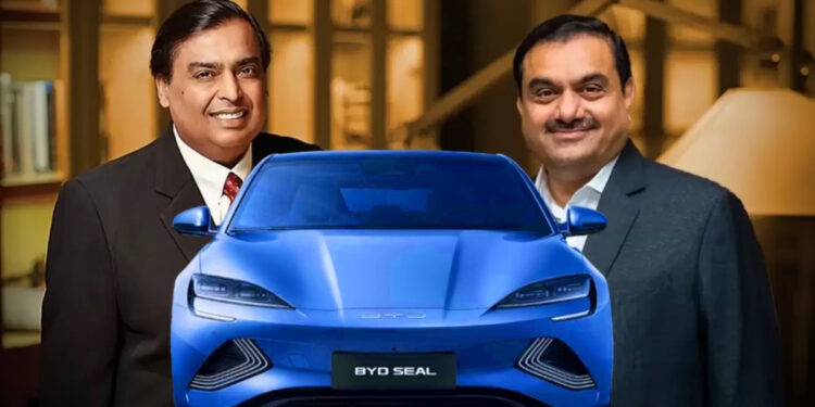 BYD नई इलेक्ट्रिक कार फैक्ट्री के लिए अंबानी और अडानी से बातचीत कर रही है