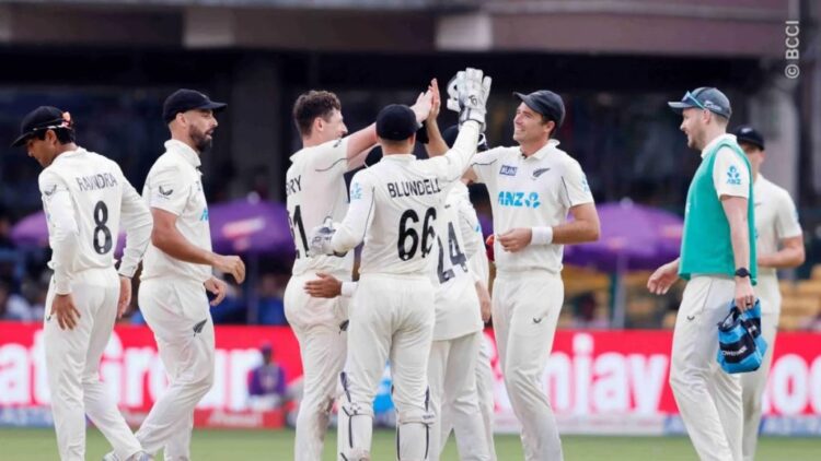 IND vs NZ पहला टेस्ट: न्यूजीलैंड के खिलाफ नाटकीय पतन में भारत 400/3 से 62/7 पर आ गया