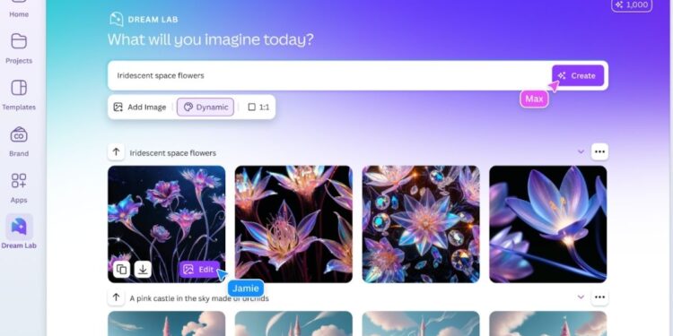 कैनवा ने ड्रीम लैब एआई इमेज जेनरेटर लॉन्च किया और विजुअल सूट को नई सुविधाओं के साथ अपडेट किया