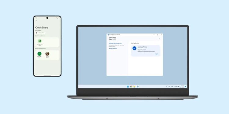 Google ने Windows 11 पर ARM उपकरणों के लिए समर्थन शामिल करने के लिए त्वरित शेयर कार्यक्षमता का विस्तार किया है