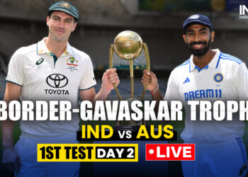 IND vs AUS पहला टेस्ट लाइव स्कोर: दिन के पहले ओवर में बुमराह ने पूरे किए 5 विकेट, ऑस्ट्रेलिया 8 रन से पिछड़ गया