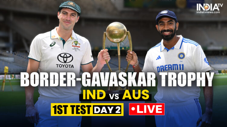 IND vs AUS पहला टेस्ट लाइव स्कोर: दिन के पहले ओवर में बुमराह ने पूरे किए 5 विकेट, ऑस्ट्रेलिया 8 रन से पिछड़ गया