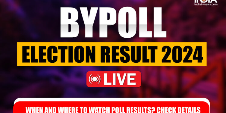 उपचुनाव चुनाव परिणाम 2024 लाइव: चुनाव परिणाम कब और कहाँ देखें? विवरण जांचें