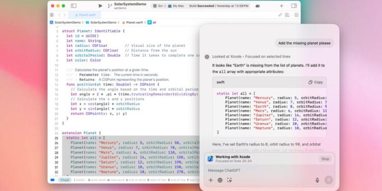 चैटजीपीटी अब डेवलपर्स के लिए मैक ऐप्स से कोड पढ़ता है