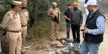 पंजाब पुलिस ने लेहली के पास भीषण गोलीबारी के बाद हाईवे डकैती के सरगना सतप्रीत सिंह को पकड़ा