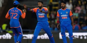 हार्दिक पंड्या ने ICC T20I ऑलराउंडर रैंकिंग में शीर्ष स्थान हासिल किया, अर्शदीप सिंह को गेंदबाजी चार्ट में बड़ा फायदा हुआ