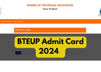 BTEUP ने विषम सेमेस्टर के लिए 2024 एडमिट कार्ड bteup.ac.in पर जारी किया; डाउनलोड करने के लिए सीधा लिंक