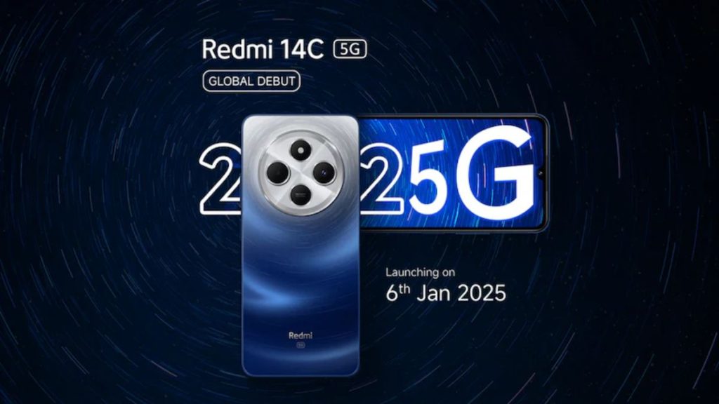 Xiaomi 6 जनवरी को Redmi 14C 5G स्मार्टफोन लॉन्च कर रहा है: अपेक्षित स्पेसिफिकेशन