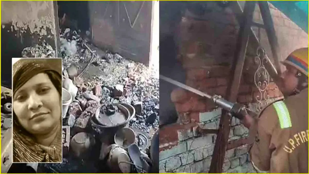 गाजियाबाद त्रासदी: विनाशकारी घर में आग लगने से महिला और तीन बच्चों की मौत