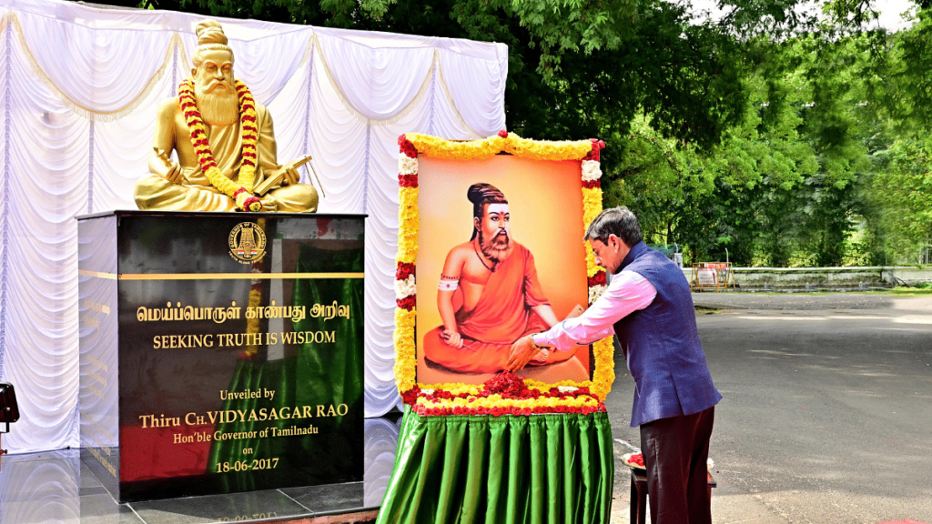 डीएमके और बीजेपी तमिलनाडु के आइकन तिरुवल्लुवर को लेकर क्यों झगड़ रहे हैं?