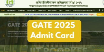 GATE एडमिट कार्ड 2025 आज गेट2025.iitr.ac.in पर जारी: यहां डाउनलोड करने के लिए सीधा लिंक है