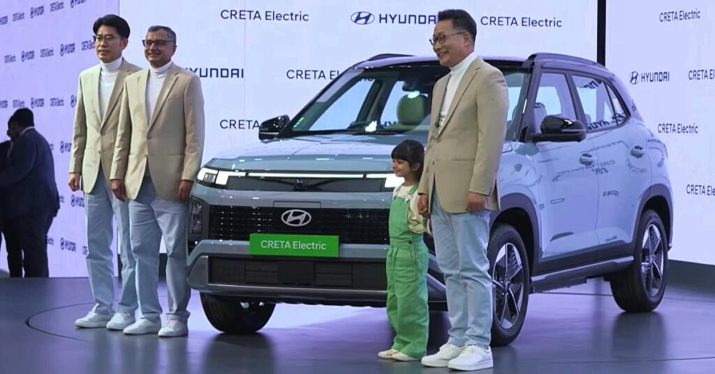 Hyundai Creta Electric आधिकारिक तौर पर भारत में 17.99 लाख रुपये में लॉन्च हुई