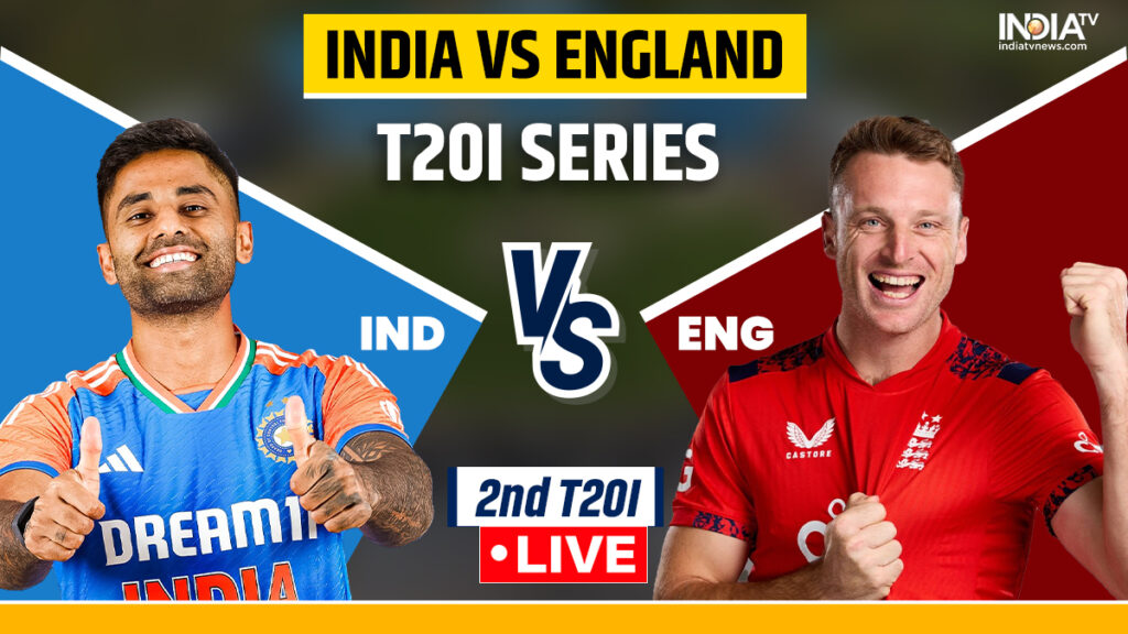 IND vs ENG दूसरा T20I लाइव क्रिकेट स्कोर: चोट से जूझ रही भारतीय टीम चेन्नई में सीरीज में बढ़त दोगुनी करने की कोशिश में