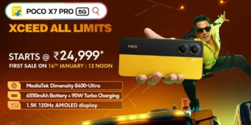 POCO X7 Pro: 6550mAh बैटरी, 90W हाइपरचार्ज और शानदार डिस्प्ले अब फ्लिपकार्ट पर उपलब्ध, कीमत देखें