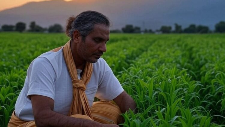 किसान का मौन बलिदान और राष्ट्र की गगनभेदी तालियाँ