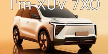 महिंद्रा XUV700 फेसलिफ्ट को 7XO कहा जाएगा, इसमें XEV7e जैसा फेसिया होगा