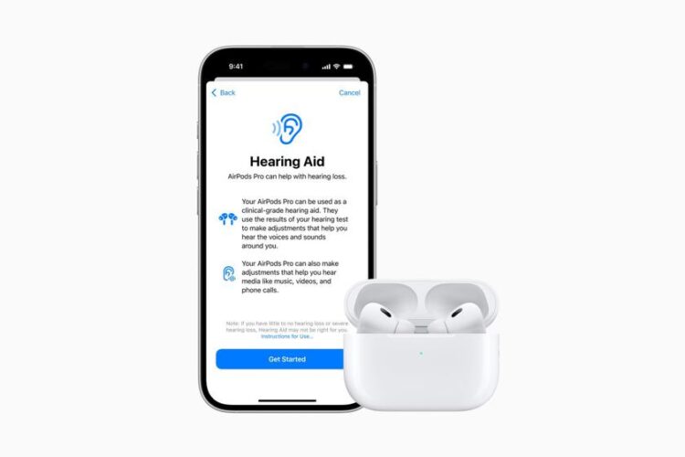 AirPods Pro 2 में हियरिंग एड फीचर अब यूके में उपलब्ध है