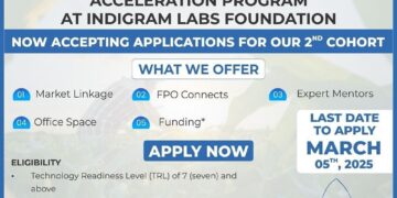 Indigram Labs Foundation एग्रीटेक स्टार्टअप्स का समर्थन करने के लिए Birac-Bionest-ILF 2.0 त्वरण कार्यक्रम के लिए आवेदन खोलता है