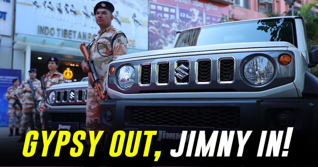 Maruti Jimny सीमा गश्ती कर्तव्यों के लिए जिप्सी की जगह शुरू करता है: पहली तस्वीरें