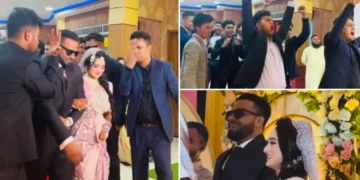 दुल्हन दूल्हे वायरल वीडियो: युगल जॉन सीना की तरह WWE- शैली में प्रवेश करता है, मेहमानों को स्तब्ध छोड़ देता है, नेटिज़ेंस कहते हैं कि 'कर वो राहे है शरम मुजे ...'