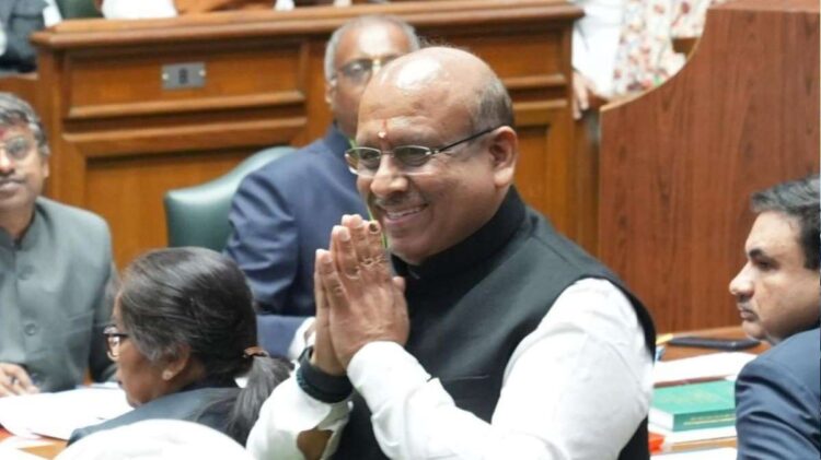 विजेंद्र गुप्ता, वरिष्ठ भाजपा विधायक, वॉयस वोट के माध्यम से दिल्ली विधानसभा अध्यक्ष के रूप में चुने गए