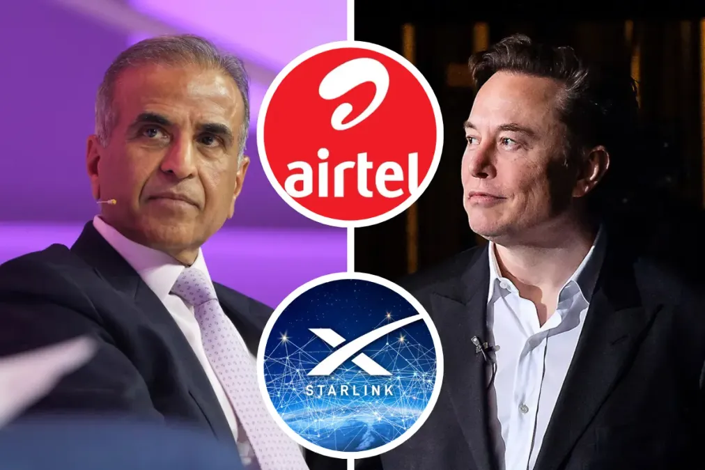 एलोन मस्क और सुनील भारती मित्तल हाथ मिलाते हैं! Airtel & Spacex Ink Historic Deal Starlink Internet Internation India; आपके लिए इसका क्या मतलब है